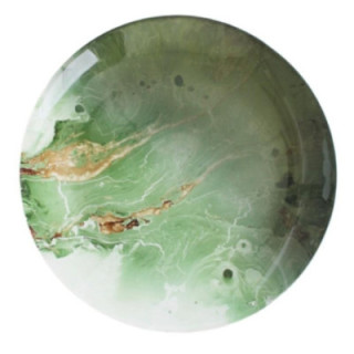 Talerz Villa Italia Agat do ciasta szklany 32cm AK326